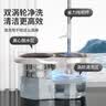 百家好世旋转拖把2拖布家用一拖净免手洗2026吸水墩布甩干桶托把 实拍图