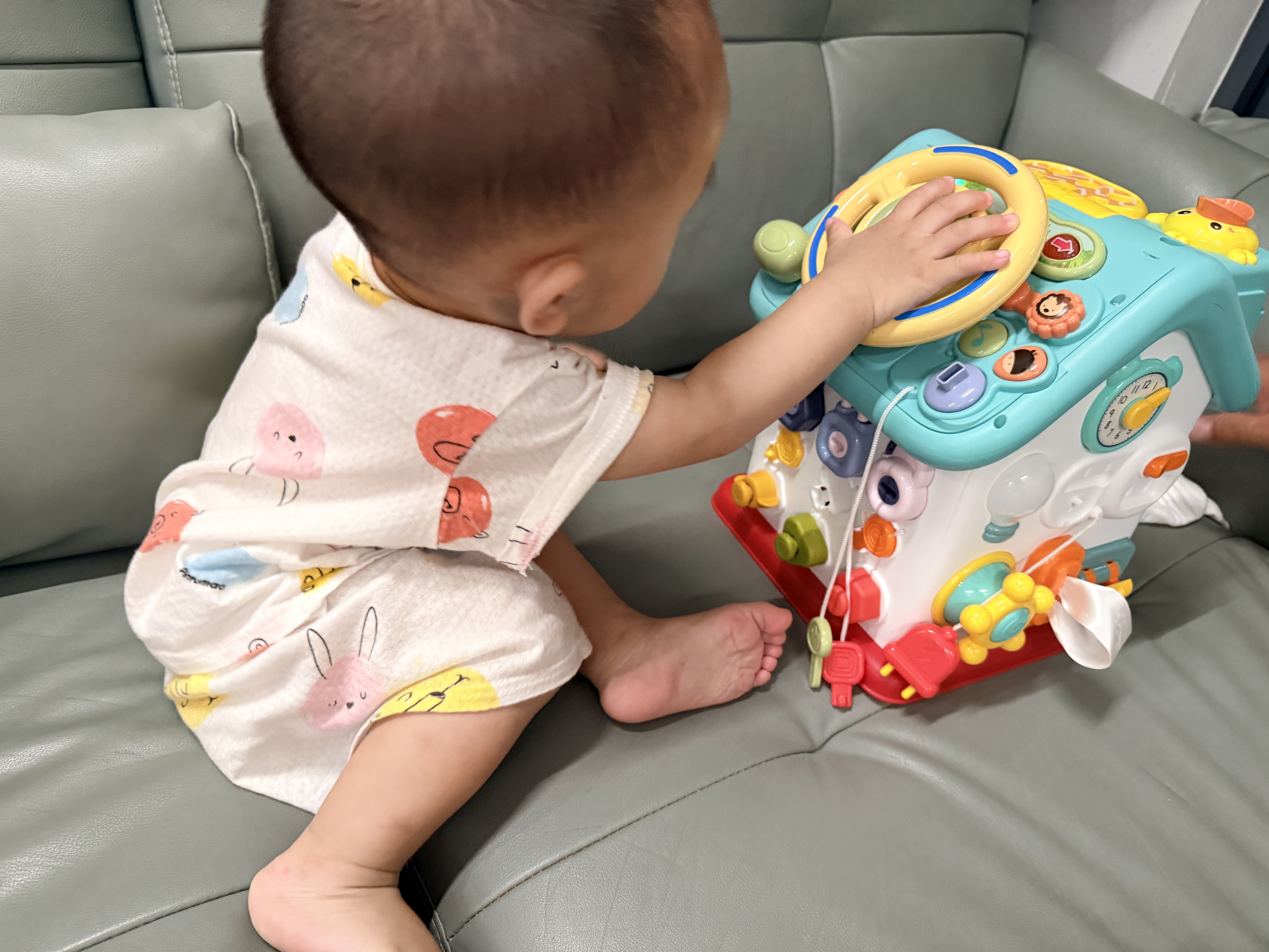 欣格游戏桌婴儿蒙氏忙碌屋早教开锁玩具板宝宝男女孩生日礼物送充电池 实拍图