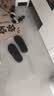 名创优品（MINISO）拖鞋男女家居情侣家用舒适浴室防滑防臭四季拖鞋  高级黑42-43 实拍图
