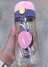 QWE吸管杯500ml波尔多粉PPSU刻度杯糖耐孕妇产妇待产包奶瓶母婴水杯 实拍图