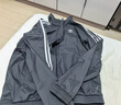 adidas复古风休闲梭织立领夹克外套男女秋季阿迪达斯官方三叶草   深灰   L 实拍图