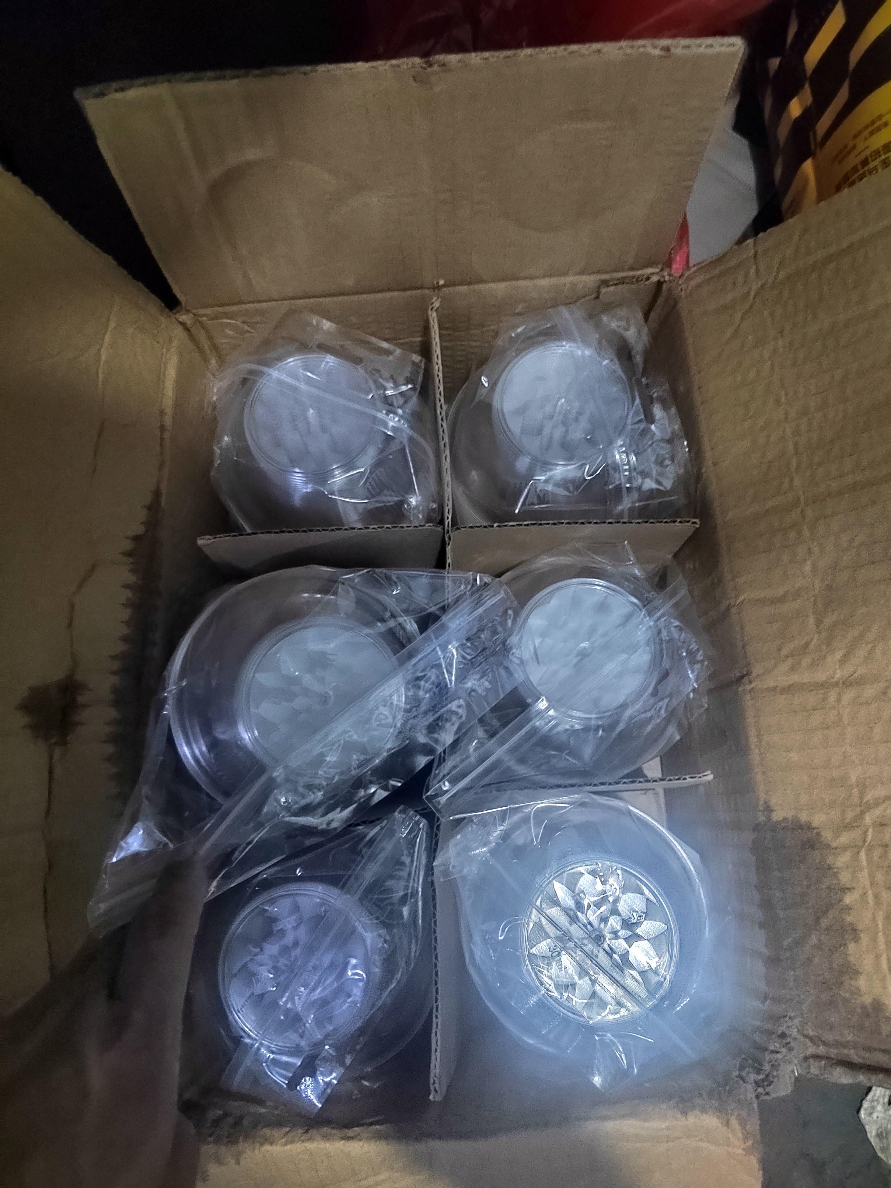 SHUANG YU一次性碗300mL*120只加厚水晶航空碗透明塑料面碗户外野餐甜品碗 实拍图