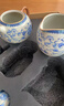 京东京造 整套茶具 缠枝莲黄汝窑茶壶功夫茶具套装莲蔓延香10件套礼盒装 实拍图