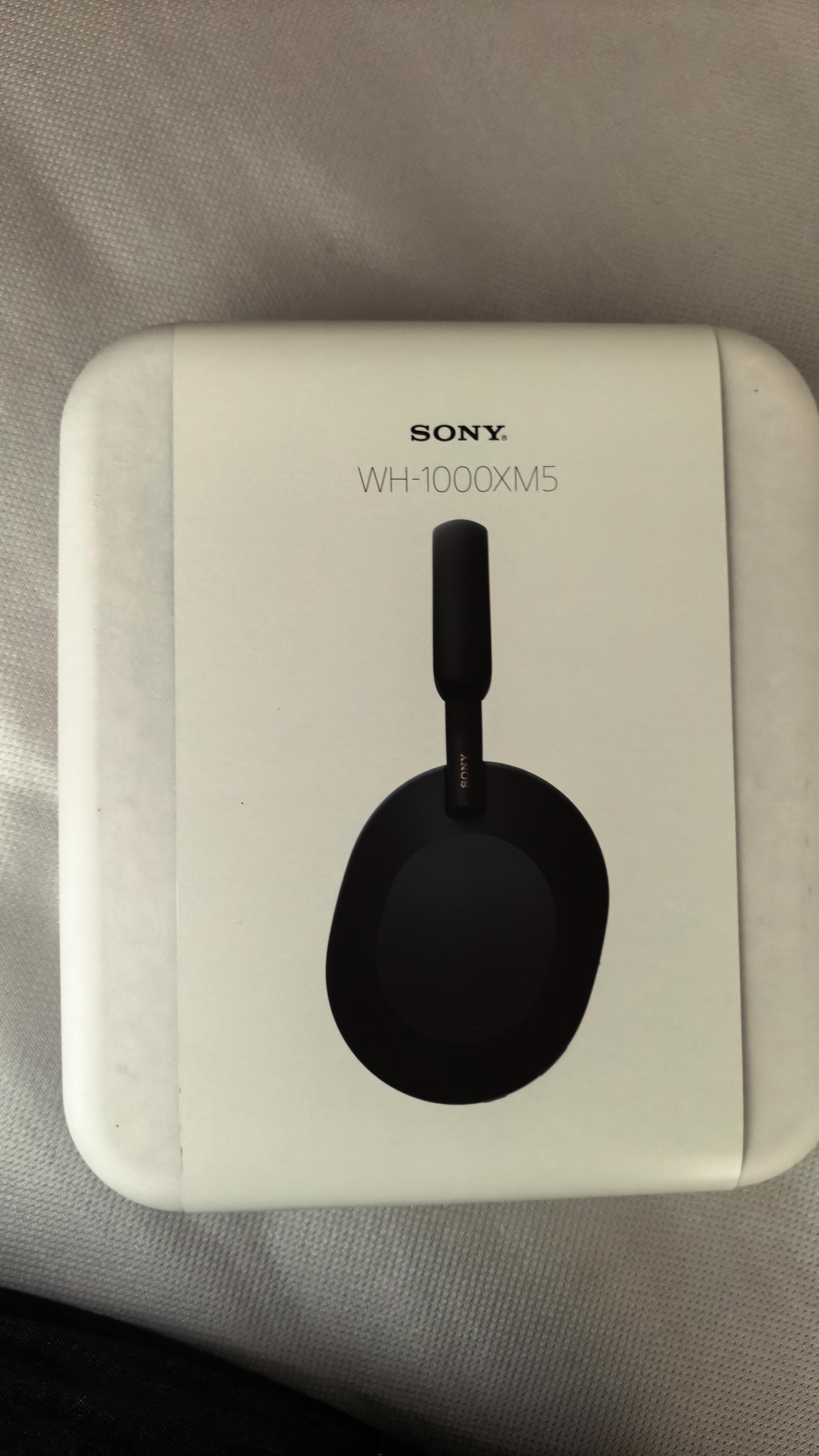 索尼（SONY）WH-1000XM5 头戴式无线耳机 蓝牙降噪耳机1000XM4升级款 网课游戏 华为苹果适用礼物送男女友学生 黑色 实拍图