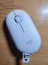 罗技（Logitech）LOGITECH PEBBLE 无线蓝牙鼠标 静音鼠标 办公鹅卵石造型 轻薄便携 时尚小巧 烟云灰 实拍图