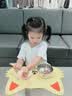 葆氏硅胶餐垫桌垫儿童零食垫带饭兜小学生专用食品级防水桌垫 实拍图