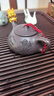 徐保国 【销量10万+】宜兴紫砂壶手工茶壶节日礼物泡茶壶 紫泥仿古壶 徐保国 球孔 天道酬勤石瓢 实拍图