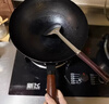 美的（Midea）铁锅炒锅健康无涂层精铁炒菜锅家用明火燃气灶凹面电磁炉专用32cm 实拍图