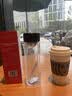 富光（FUGUANG）双层玻璃杯男泡茶杯水杯子G2516-SH-400K 黑色400ml 实拍图