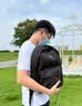安踏（ANTA）书包双肩包男2026新款初中高中学生大容量高颜值旅行电脑男生背包 黑色-21升【大容量超轻便】 实拍图
