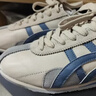 Onitsuka Tiger鬼塚虎男女款中性鞋子复古舒适运动休闲鞋男RUNSPARK 米色/蓝色-250 38 实拍图