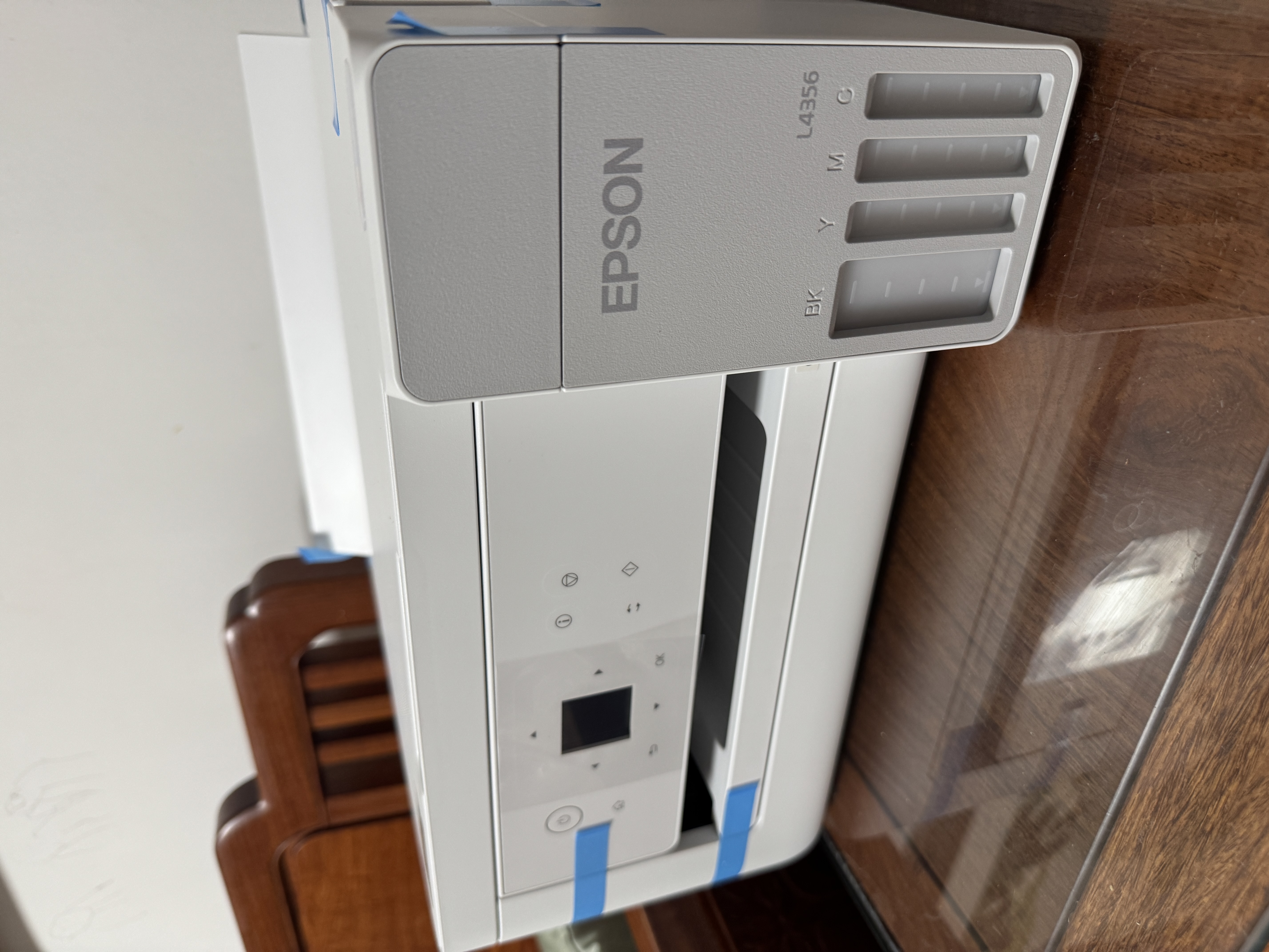 爱普生（EPSON）【6代新品】L4356墨仓式彩色无线AI学习打印机一体机家用/办公  L4266升级版(自动双面 液晶屏 白) 实拍图