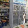 新飞 （Frestec）650L展示柜冷藏保鲜柜酒水饮料冰柜超市玻璃门无霜立式冷柜双门上机风冷蓝白 实拍图