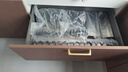 悍高（HIGOLD） 厨房橱柜拉篮碗架抽屉式碗篮加厚304不锈钢底板调味篮双层碗碟篮 800柜体2层-L3.0原色蜂窝纹底板【京仓发】 实拍图