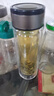 【京东物流配送】高硼硅双层玻璃杯大容量泡茶杯水杯子茶水分离杯 【双层加厚】茶杯350ml1只 实拍图