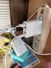 公牛王适用华为苹果vivo小米OPPO120W插头充满自动断电充电器快充电头usb多插口适用苹果华为安卓 白色120W五口3USB2PD 实拍图