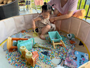 智汇儿童沙池室内沙子玩具大颗粒决明子宝宝小孩在家玩3-6岁1沙池套装 实拍图
