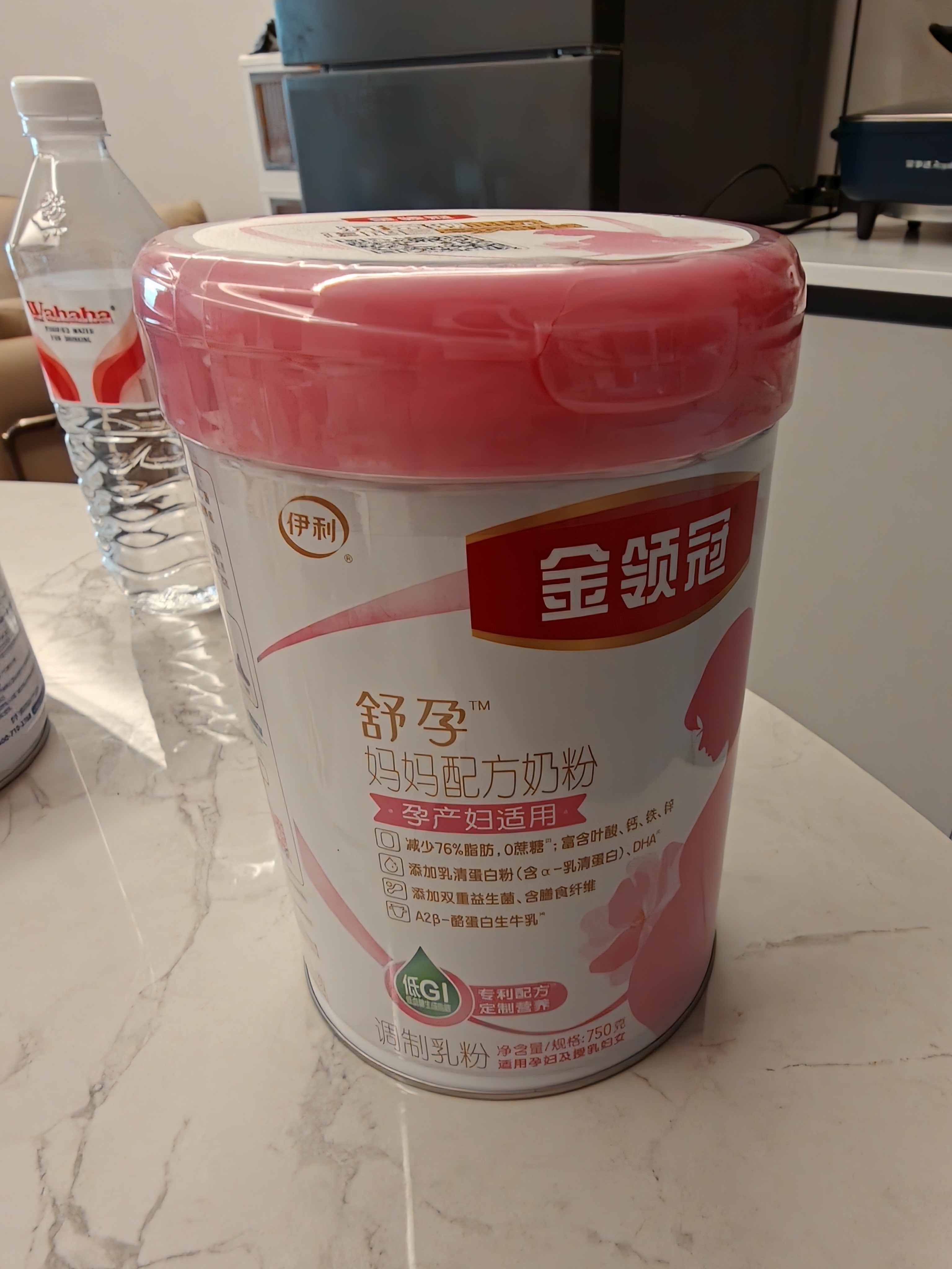 伊利金领冠舒孕孕产妇奶粉750g*1罐 DHA/叶酸/钙/铁/锌/燕窝酸/含糖 实拍图