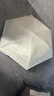 小魔全自动晴雨伞三折男女晴雨两用折叠伞遮阳伞黑胶太阳伞48骨自动伞 实拍图