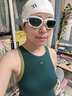范德安（BALNEAIRE）女士硅胶泳帽防水护耳柔软舒适不勒游泳装备 YM001 珍珠白 实拍图
