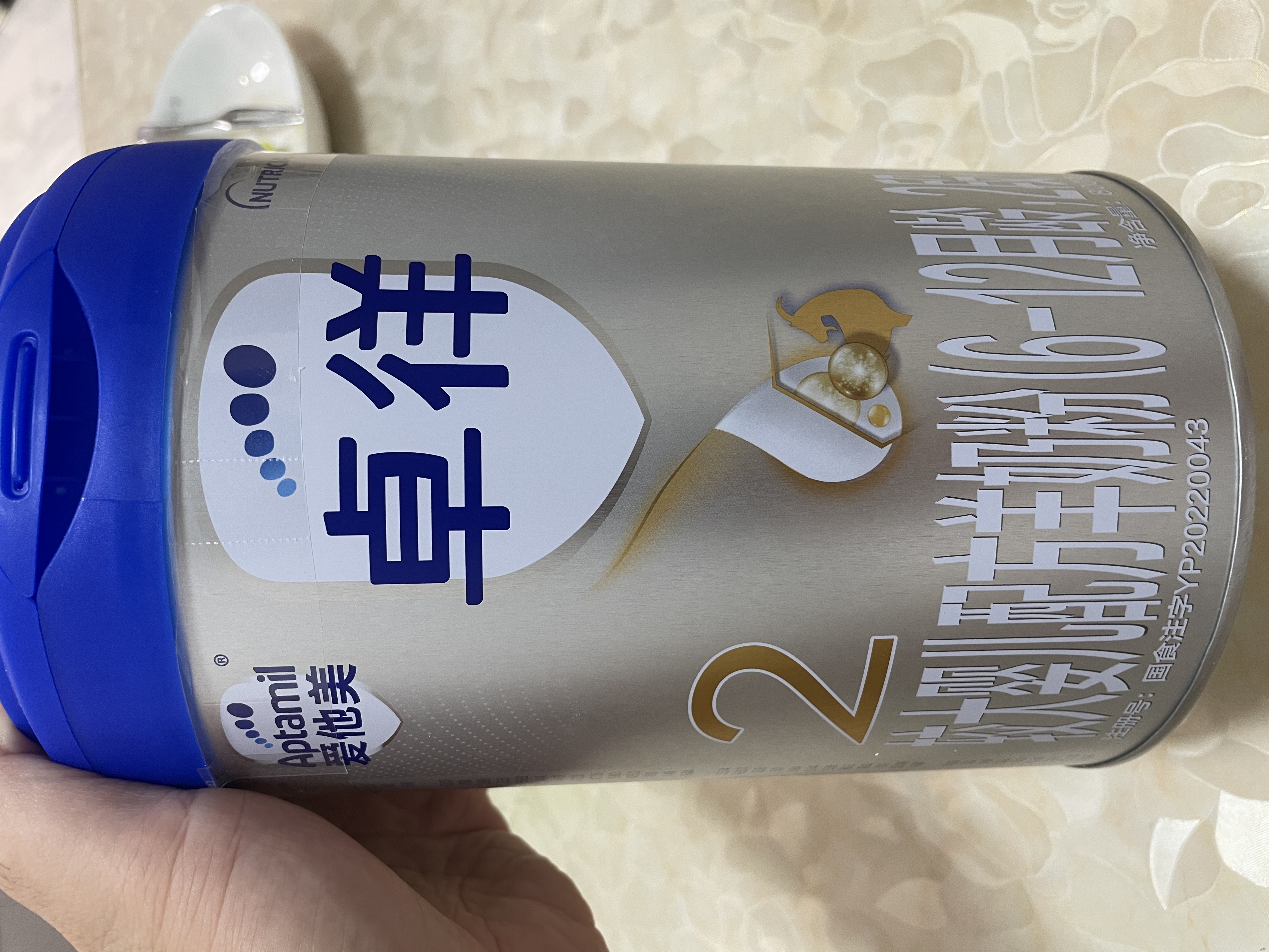 爱他美（Aptamil）卓徉较大婴儿配方羊奶粉2段 6-12个月 800g双乳铁蛋白 卓越好吸收 实拍图