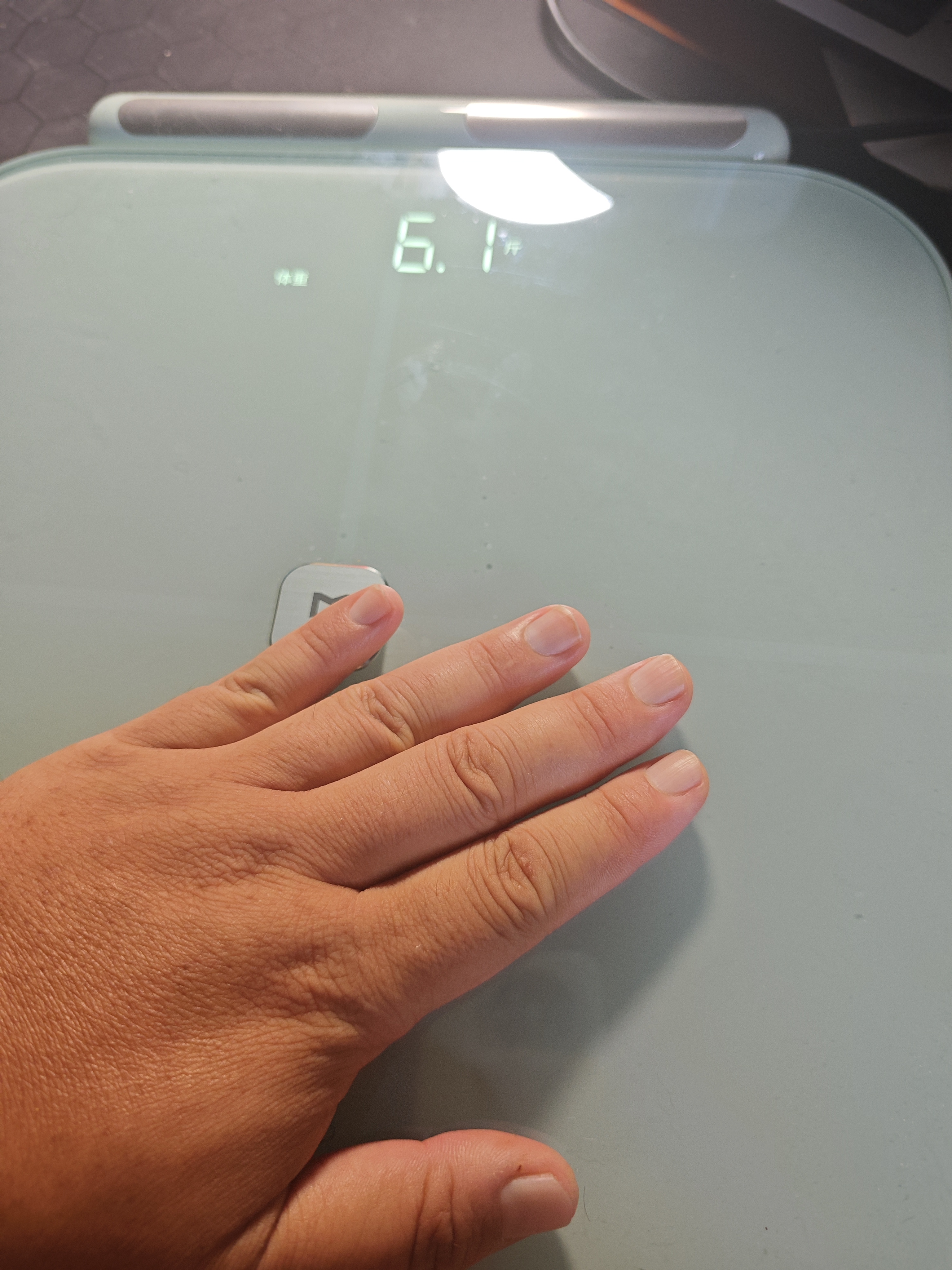 米家小米智能八电极体脂秤S800体重管理家用体重秤电子秤 雾青色双频检测蓝牙连接/支持安卓&iOS/双接 实拍图