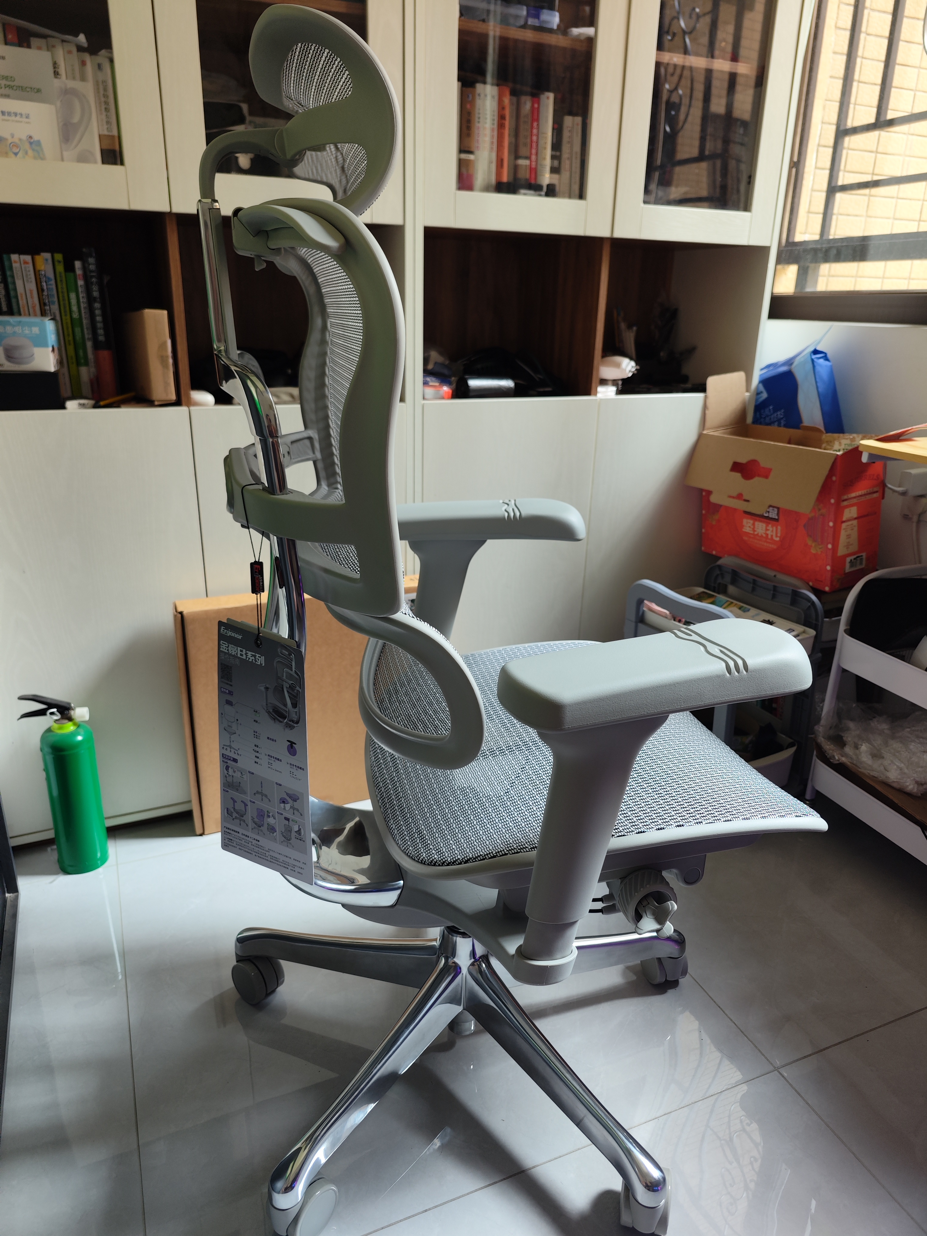 Ergonor保友金豪b雄鹰 人体工学椅 电脑椅 电竞椅办公椅子可躺老板椅 【金豪b雄鹰】银白网 实拍图