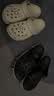 卡骆驰（CROCS）贝雅卡骆班洞洞鞋|205089 黑色/白色-066   41 /42(260mm)   实拍图