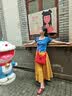 朴西夏季溯溪博肯玛丽珍甜美女士洞洞鞋外穿沙滩海边 安哥拉红 37-38 实拍图
