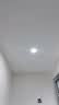 雷士（NVC）LED筒灯开孔75mm嵌入式筒射灯客厅天花灯走廊过道灯背景牛眼灯 半铝Ra90-6W三色漆白开孔75-85mm 实拍图