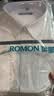 罗蒙（ROMON）纯色商务职业正装男士白衬衫工装外套长袖衬衣男CS108白色2XL 实拍图