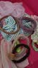 【一周不重样】时尚可爱美拉德头绳小熊高马尾弹力丸子头发圈 棕色 10根 1件套 实拍图