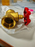 埃美柯AM 埃美柯ZK01-3309G黄铜截止阀 J11X-16T软密封丝扣自来水家用开关 DN25/1寸 实拍图