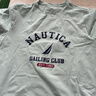 诺帝卡（NAUTICA）吸湿速干儿童抗菌短袖NAUTICA中大童青少年26夏新款户外防晒圆领T 薄荷绿 170 实拍图