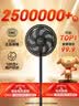 美的（Midea）【超级单品】七叶轻音立式电风扇家用柔风落地扇台式桌面小型风扇大风量节能摇头宿舍电扇 SAF30AB 实拍图