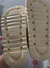 名创优品（MINISO）洞洞鞋男女夏季外穿凉鞋防滑厚底踩屎感包头凉拖鞋卡其色+海星 实拍图