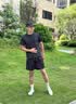 塞比（SAIBI）足球鞋男AG/FG电镀长钉青少年学生专业训练比赛鞋3618J白蓝金41 实拍图