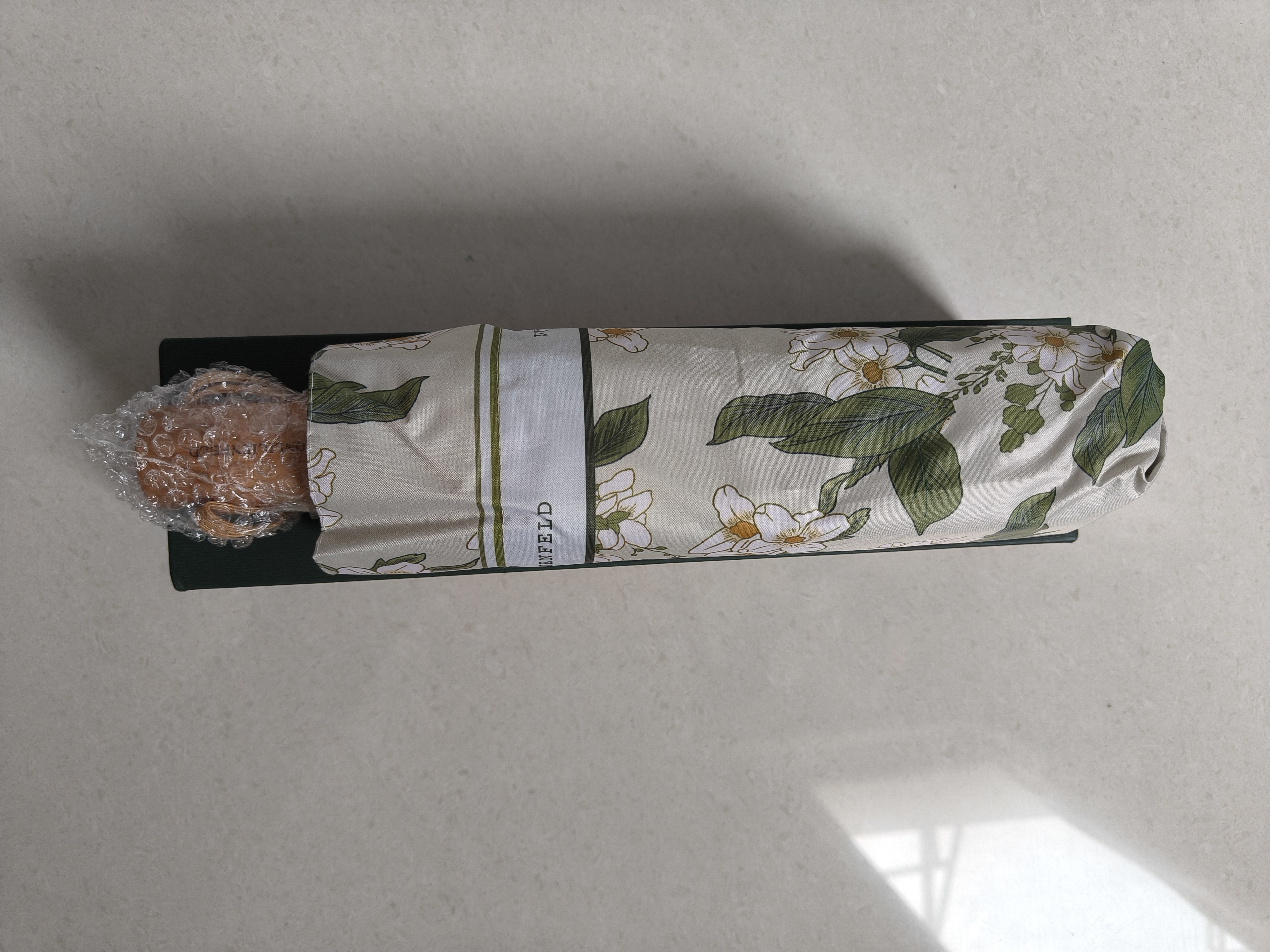 VONLILIENFELD费乐德防紫外线遮阳伞三折双层森系小清新太阳伞防晒伞upf50雨伞 实拍图