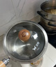 双枪（Suncha）316L不锈钢小奶锅辅食锅汤锅泡面蒸锅燃气电磁炉16cm带盖 实拍图