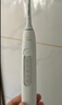 飞利浦（PHILIPS）声波电动牙刷钻石3系 5倍洁齿5种模式 洁净亮白2刷头 生日礼物送男士/女友 HX5181/01白 实拍图