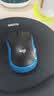 罗技（Logitech）M185鼠标 无线鼠标 办公鼠标 对称鼠标 黑色蓝边 带无线2.4G接收器 实拍图