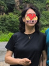 京东京造80支液氨棉女装新款潮流打底衫短袖春装女士t恤 黑色 M 实拍图
