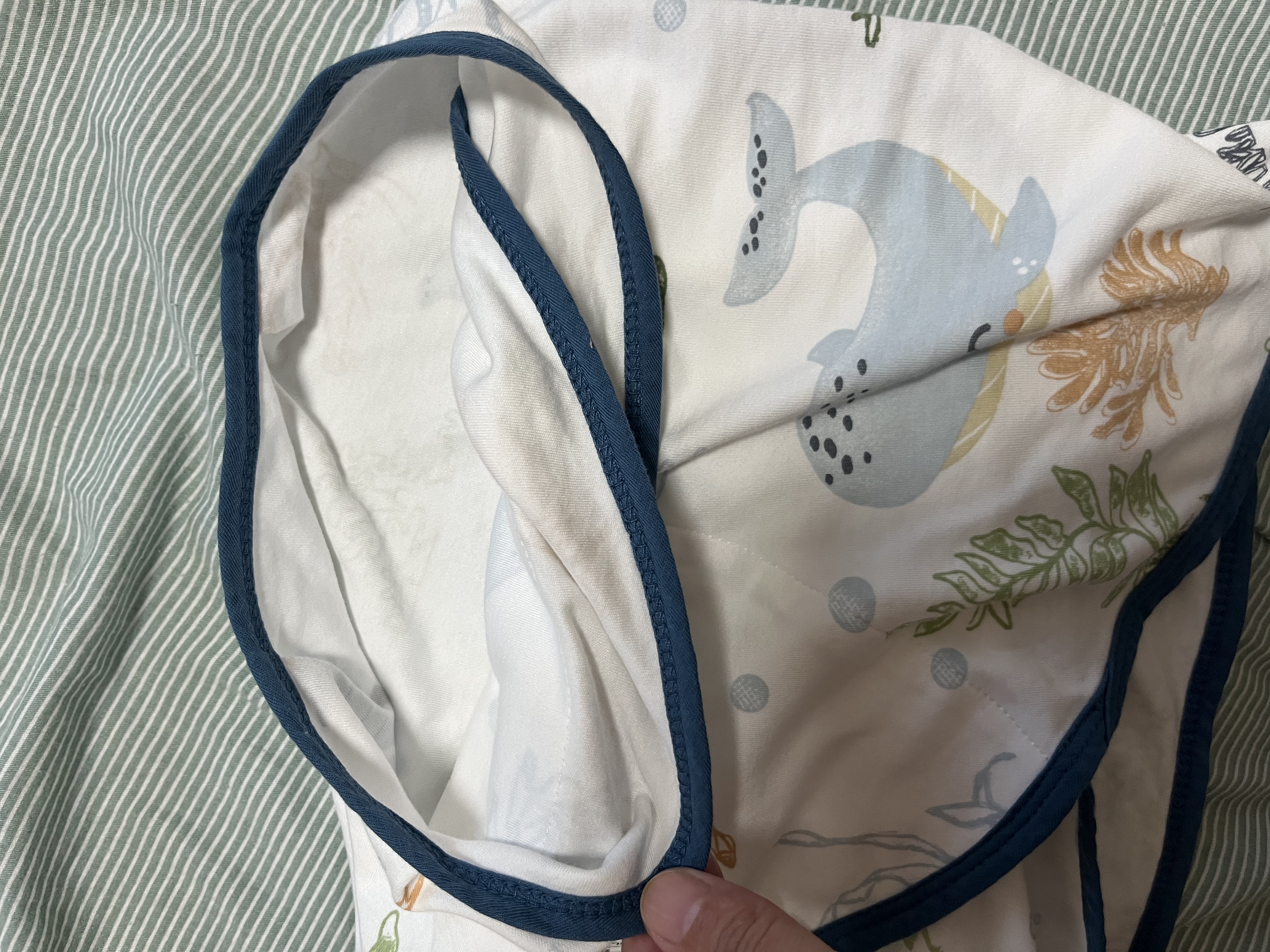 贝肽斯婴儿防惊跳睡袋包巾夏季单层新生儿襁褓包被宝宝睡觉神器 微笑S 实拍图