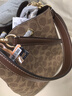 蔻驰（COACH）【品牌直供】奢侈品女包ROWAN水桶斜挎包棕CBH07 送女友七夕礼物 实拍图