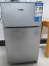 华宝小冰箱迷你小型家用冷藏冷冻两用一级能效出租房宿舍用办公室节能省电双门电冰箱 【店长推荐】58L银色【一级能效】 实拍图