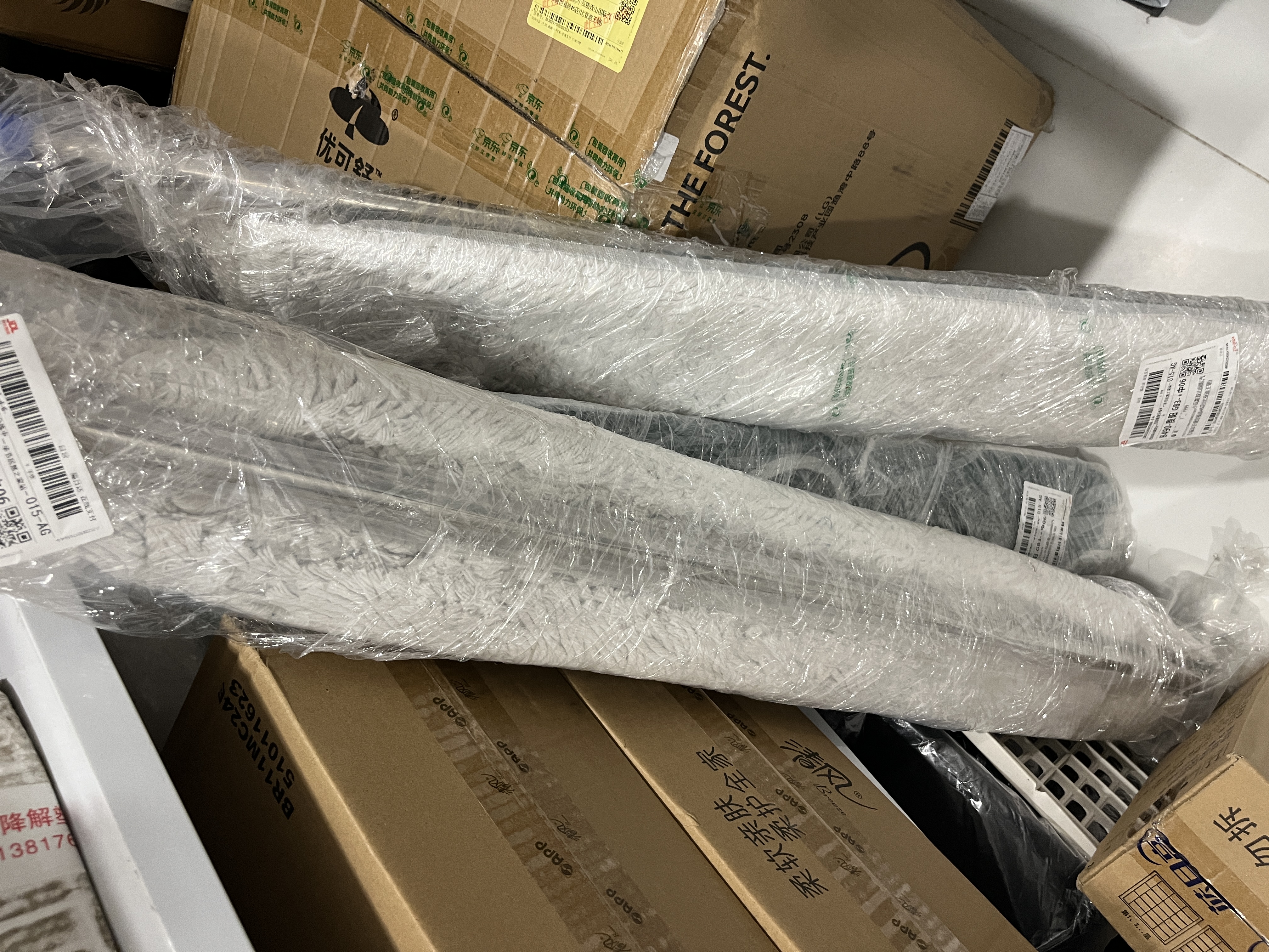 科力邦（kelibang） 商用平板拖把大号尘推 木地板大理石瓷砖保洁吸水棉纱排拖拖把 90cm KB1101-1 实拍图