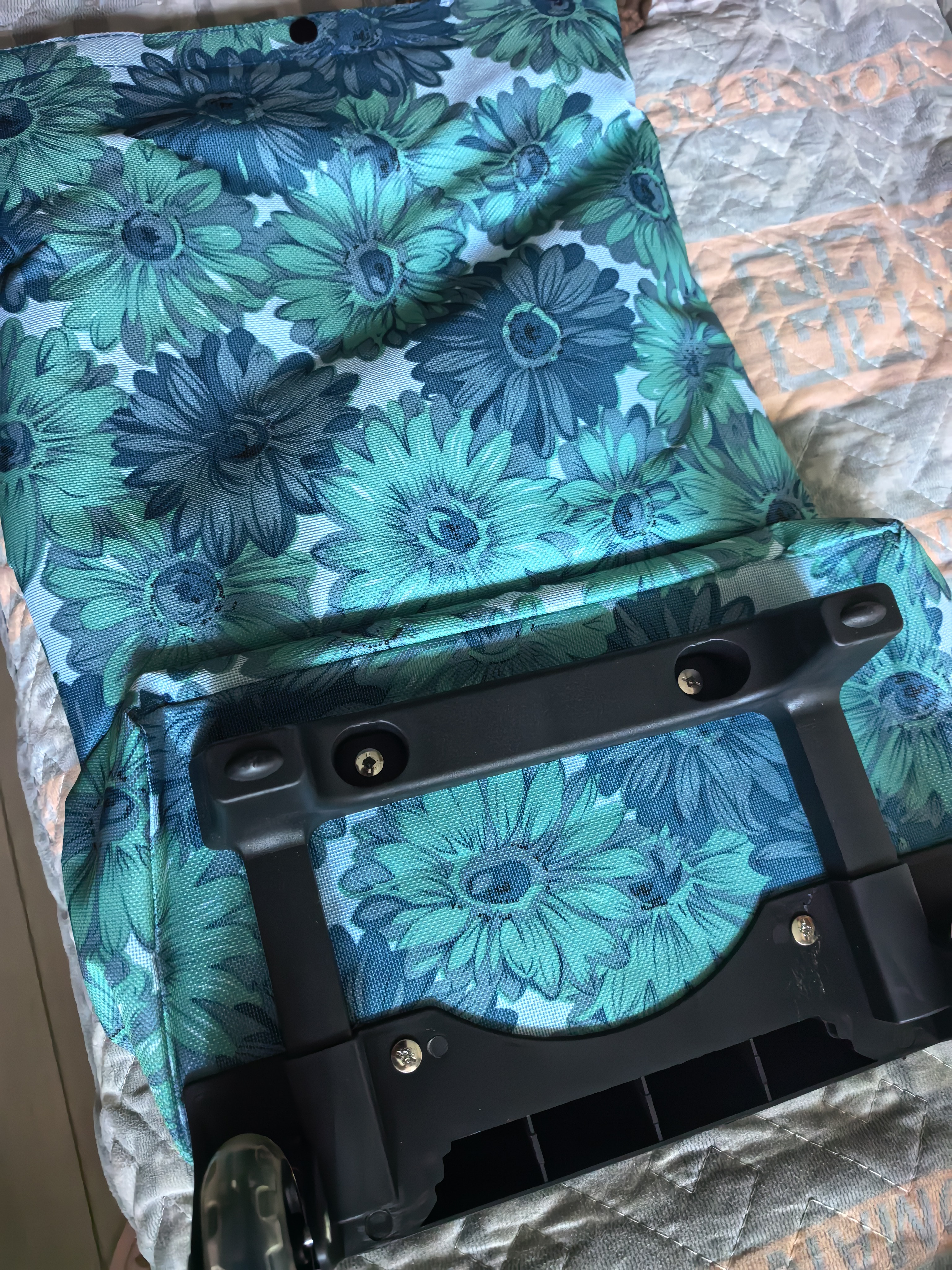 叩素便携手拉买菜车可折叠拖轮包手提带轮买菜袋多功能超市环保小拉车 实拍图