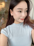 唯一（Winy）施华洛世奇锆999纯银耳钉女2026新款首饰生日礼物送女友老婆耳饰 实拍图