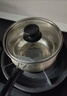 BSITN304不锈钢奶锅18cm 加厚双层复底 热煮牛奶锅辅食锅无涂层BC1560 实拍图