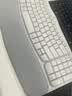 罗技（Logitech）Wave Combo 无线人体工学键鼠套装 垂直鼠标 无线蓝牙鼠标 办公键盘 无线键盘 蓝牙键盘 白色 实拍图